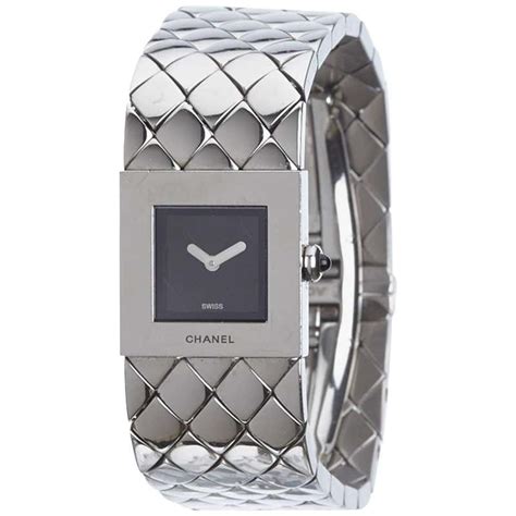 chanel acier watch|chanel manufactured watches.